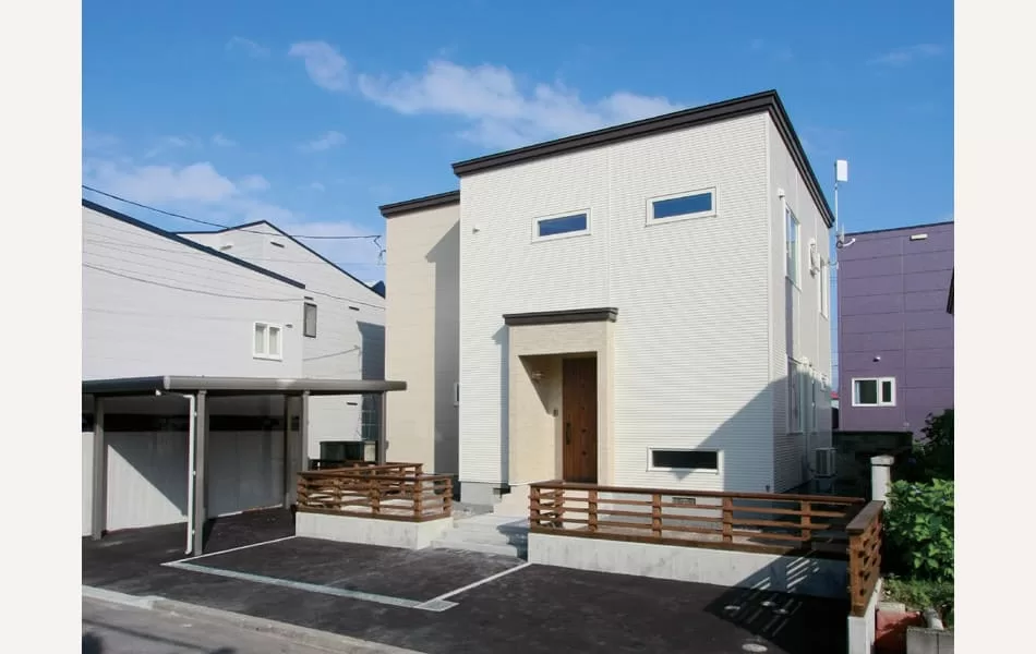 札幌市の新築戸建K様邸の外観画像