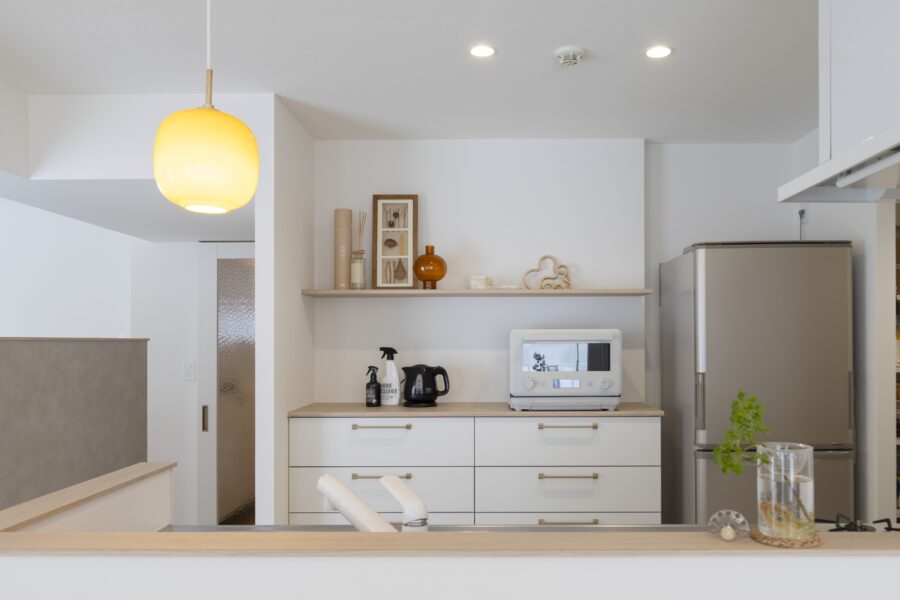 札幌市西区の中古マンションをフルリフォームしたキッチン